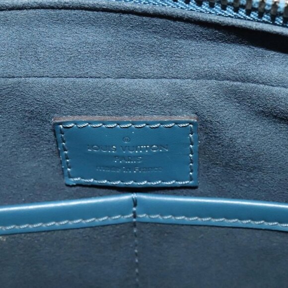 LOUIS VUITTON Epi Neo-Osh Clutch Bag Cyan LV Auth 120827 - Picture 10 of 16